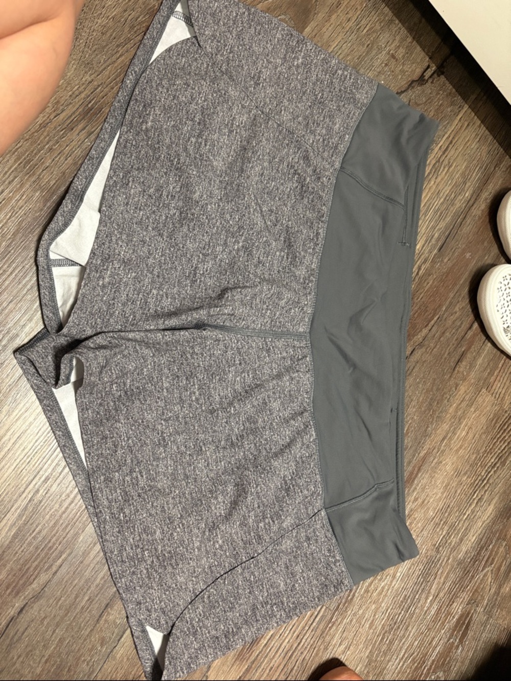 lululemon athletica Heather Gray Athletic Shorts